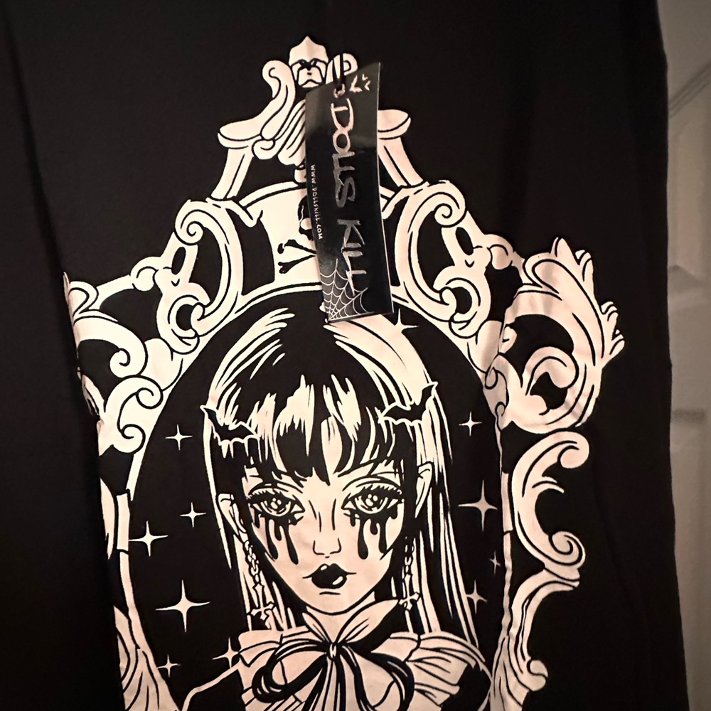 Dollskill Long Sleeve TShirt-Goth/Emo Bat Girl 3XL - Picture 9 of 12